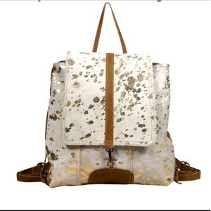 Myra Bag - Silvery Touch Leather & Hairon Bag